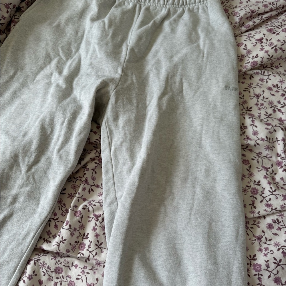 TNA Gray Track Pants Relaxed Fit Joggers